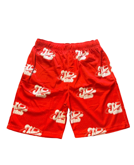 Men's Red Naute Mesh Shorts