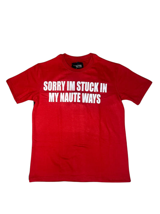 RED NAUTE WAYS TEE