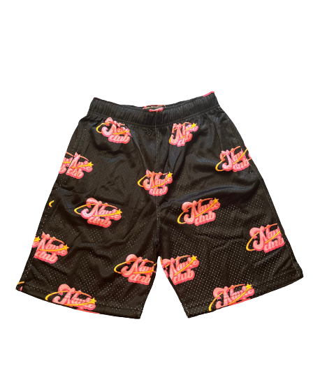 Men's Black Naute Mesh Shorts