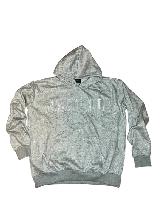 GRAY RHINESTONE “VVS” NAUTE HOODIE